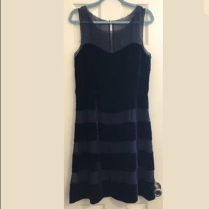 NWT Fabulous Boden navy velvet dress size 10 R